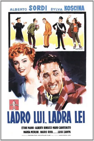 Görsel: TMDB Ladro lui, ladra lei afişi