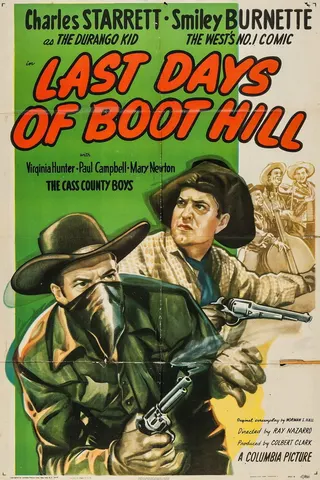 Last Days of Boot Hill afişi