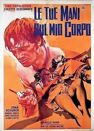 Le tue mani sul mio corpo afişi