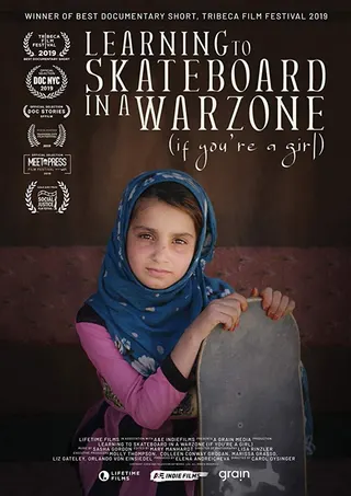 Görsel: TMDB Learning to Skateboard in a Warzone afişi