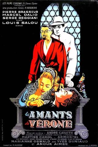 Les amants de Vérone afişi