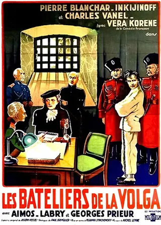 Les Bateliers de la Volga afişi