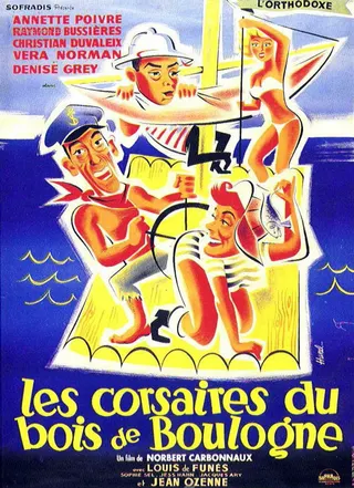 Les Corsaires du Bois de Boulogne afişi