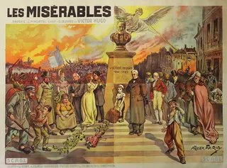 Görsel: Cândido Aragonez de Faria (Laranjeiras (Brésil), 12 août 1849 - Paris, 17 décembre 1911) / Kamu malı Les Misérables afişi