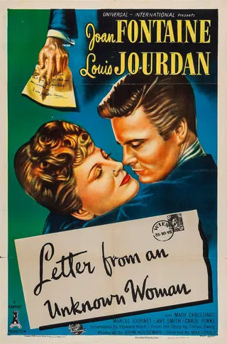 Letter from an Unknown Woman afişi