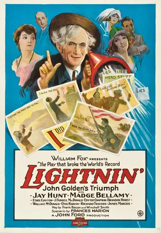 Görsel: Fox Film Corp. / Kamu malı Lightnin' afişi
