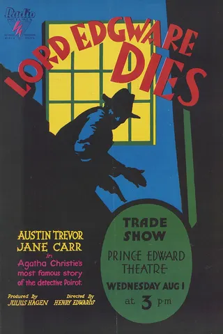 Lord Edgware Dies afişi