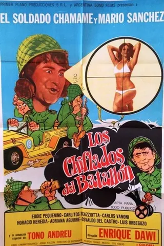Los Chiflados del batallón afişi
