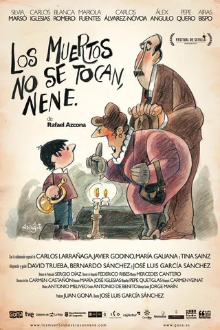 Los muertos no se tocan, nene afişi