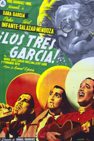 Los tres García afişi