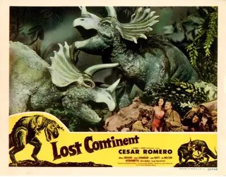 Görsel: Lippert Pictures Incorporated / Kamu malı Lost Continent afişi