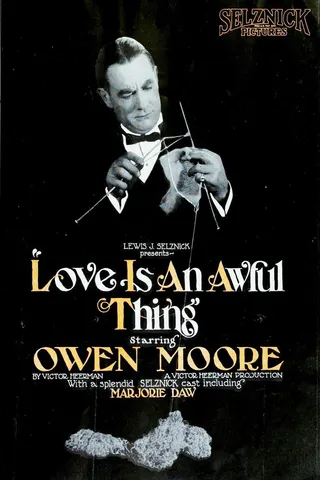 Görsel: TMDB Love Is an Awful Thing afişi