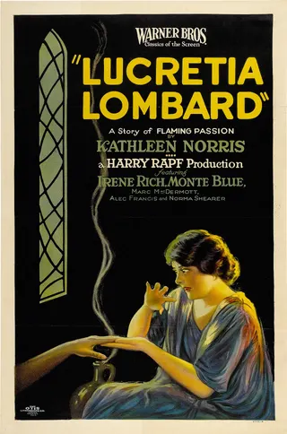 Görsel: Warner Bros. / Kamu malı Lucretia Lombard afişi
