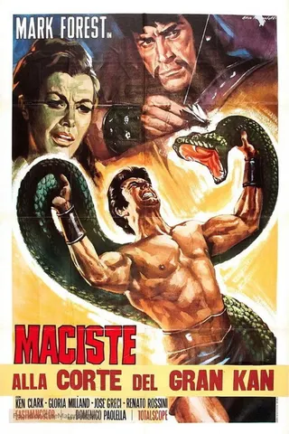 Maciste alla corte del Gran Khan afişi