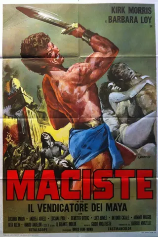 Görsel: TMDB Maciste, the Avenger of the Mayans afişi