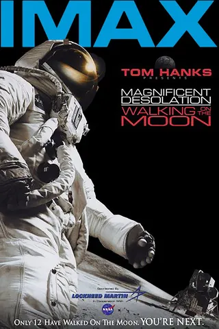 Görsel: TMDB Magnificent Desolation: Walking on the Moon 3D afişi