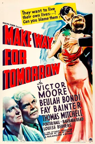 Make Way for Tomorrow afişi