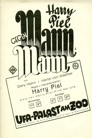 Man Against Man afişi