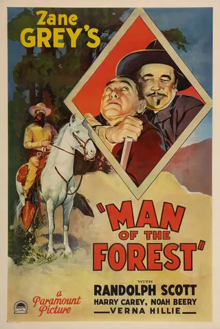 Görsel: Unknown authorUnknown author / Kamu malı Man of the Forest afişi