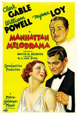 Görsel: MGM / Kamu malı Manhattan Melodrama afişi