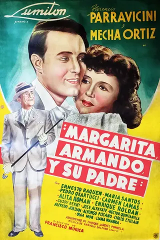 Margarita, Armando y su padre afişi