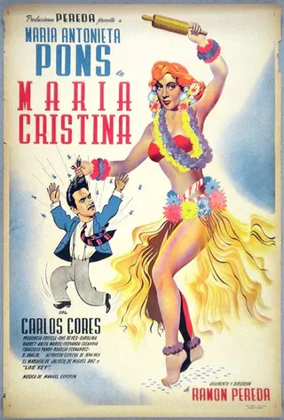 María Cristina afişi