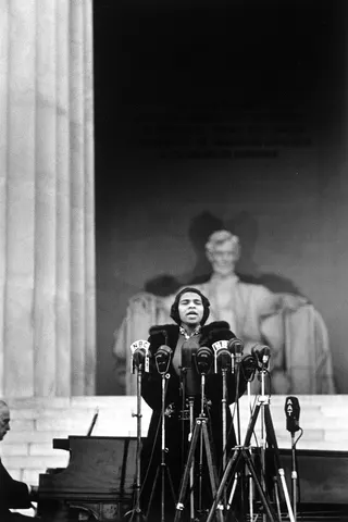 Görsel: TMDB Marian Anderson: The Lincoln Memorial Concert afişi