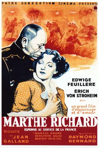 Marthe Richard au service de la France afişi