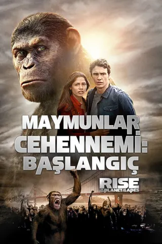 Görsel: TMDB Maymunlar Cehennemi: Başlangıç afişi