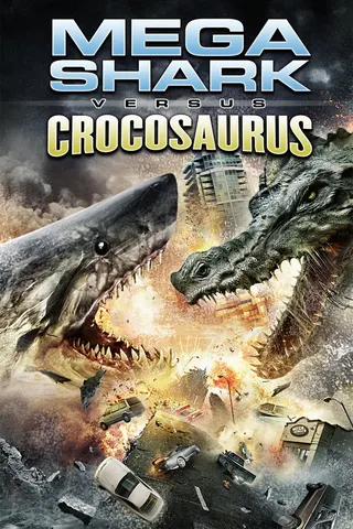 Görsel: TMDB Mega Shark Versus Crocosaurus afişi