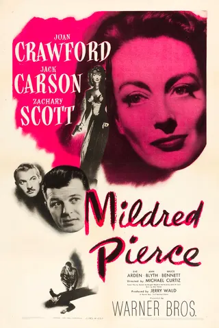 Görsel: "Copyright Warner Bros. Distributing Corporation" / Kamu malı Mildred Pierce afişi