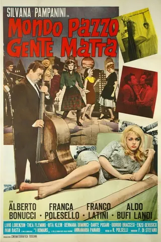 Görsel: TMDB Mondo pazzo... gente matta! afişi