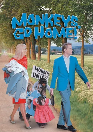 Görsel: TMDB Monkeys, Go Home! afişi