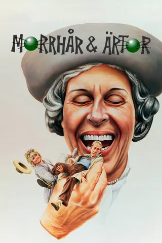 Morrhår & ärtor afişi
