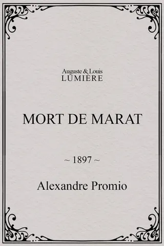 Görsel: TMDB Mort de Marat afişi