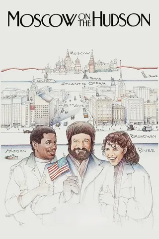 Görsel: TMDB Moscow on the Hudson afişi