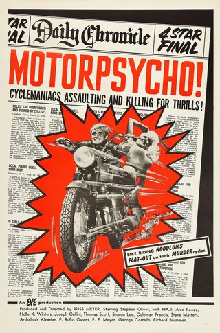 Görsel: Kamu malı Motorpsycho afişi