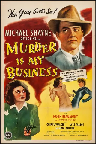 Görsel: TMDB Murder Is My Business afişi