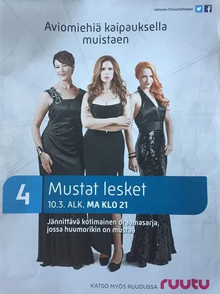 Görsel: TMDB Mustat lesket afişi