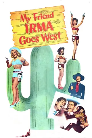 Görsel: TMDB My Friend Irma Goes West afişi
