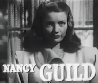 Görsel: Trailer for "The Brasher Doubloon" 1947 / Kamu malı Nancy Guild