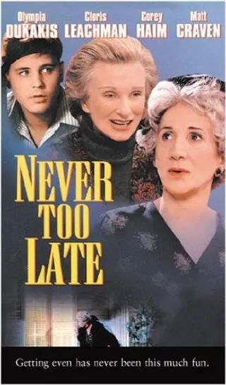 Never Too Late afişi