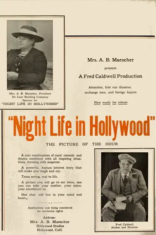 Night Life in Hollywood afişi