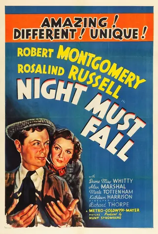 Night Must Fall afişi