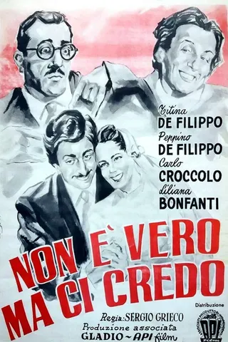 Görsel: TMDB Non è vero... ma ci credo afişi