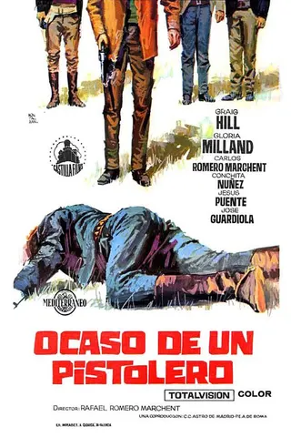 Ocaso de un pistolero afişi