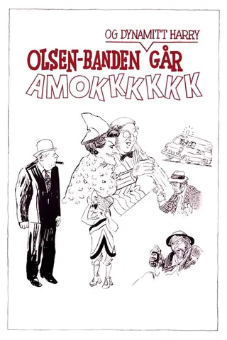 Olsenbanden og Dynamitt-Harry går amok afişi