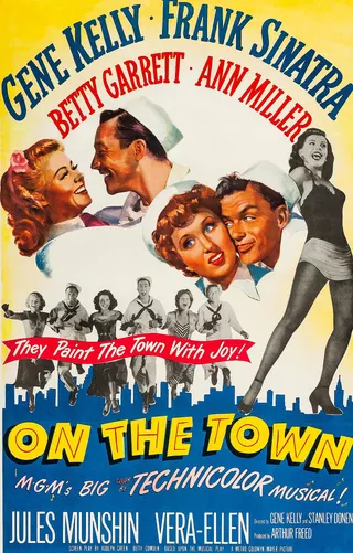 Görsel: "Copyright 1949 Loew's Incorporated" / Kamu malı On the Town afişi
