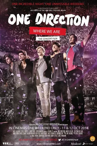 Görsel: TMDB One Direction: Where We Are - The Concert Film afişi