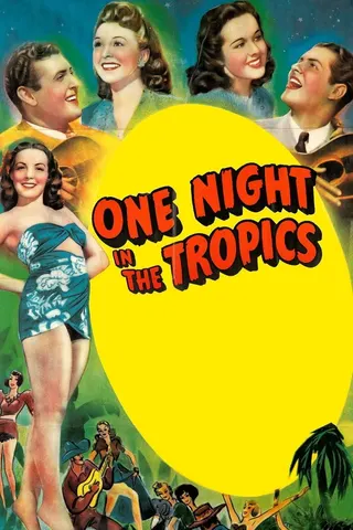 Görsel: TMDB One Night in the Tropics afişi